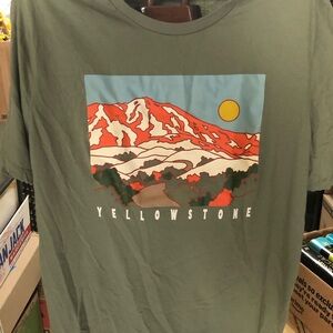 Old Navy Olive Graphic Tee